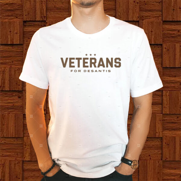 Veterans For Desantis Shirt