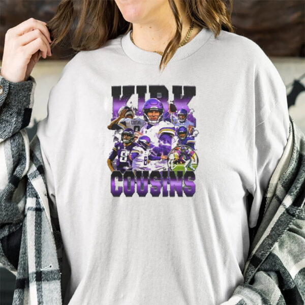 Vintage 90s Graphic Style Kirk Cousins T-Shirts