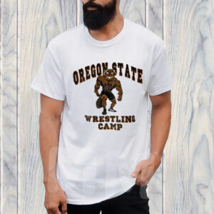 Vintage Oregon State Beavers Wrestling Camp T-Shirt