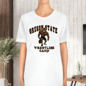 Vintage Oregon State Beavers Wrestling Camp TShirt