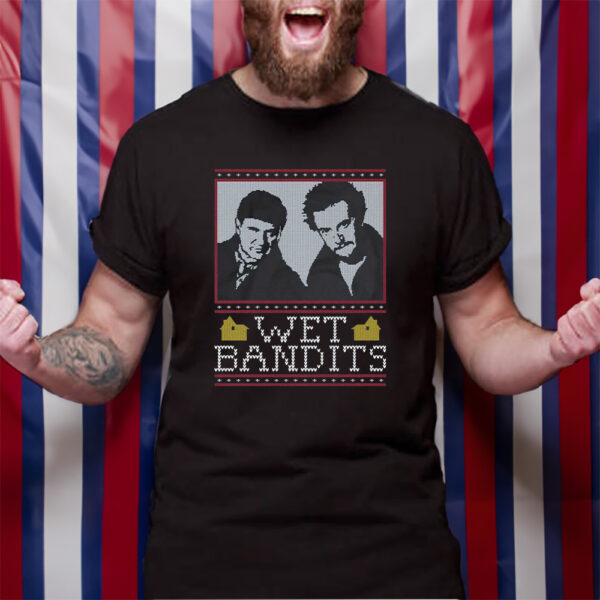 Wet Bandits Ugly Christmas Sweater TShirt