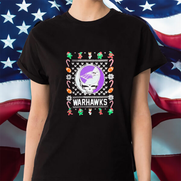 Wisconsin whitewater warhawks x grateful dead Christmas ugly official And Skull Shirt