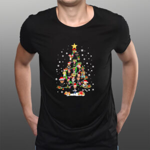 Wu-Tang Clan Chibi Members Christmas Tree T-Shirtt