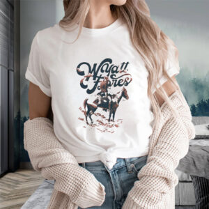 Wyatt Flores White Skeleton Horse T-Shirts