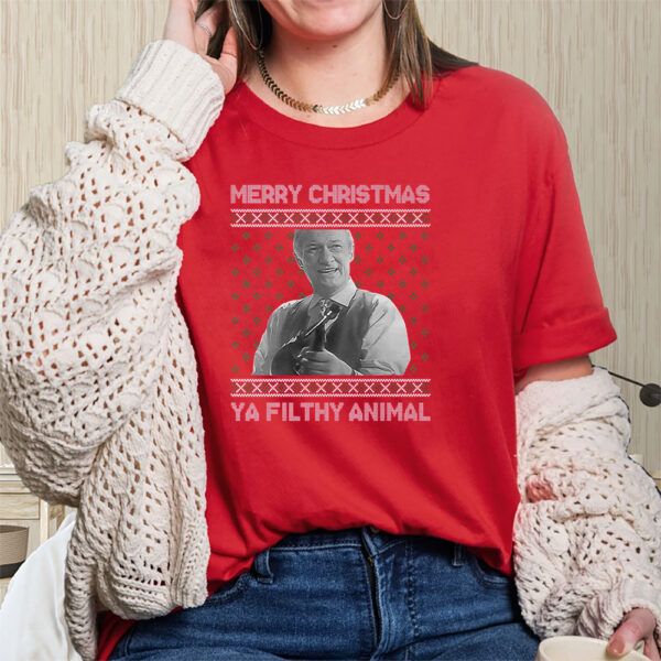 Ya Filthy Animal Tacky Merry Christmas Sweater T-Shirts