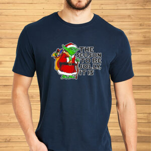 Yoda The Seaon To Be Jolly It Is Christmas Shirt