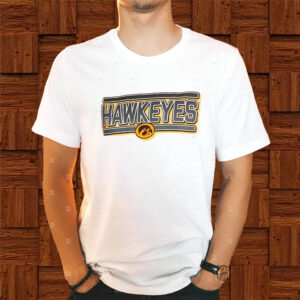 Youth Gold Iowa Hawkeyes Script & Logo Shirt