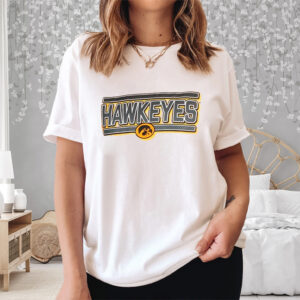 Youth Gold Iowa Hawkeyes Script & Logo Shirts