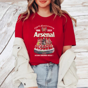 138th Anniversary 1886 – 2024 Arsenal Victoria Concordia Crescit T-Shirt1