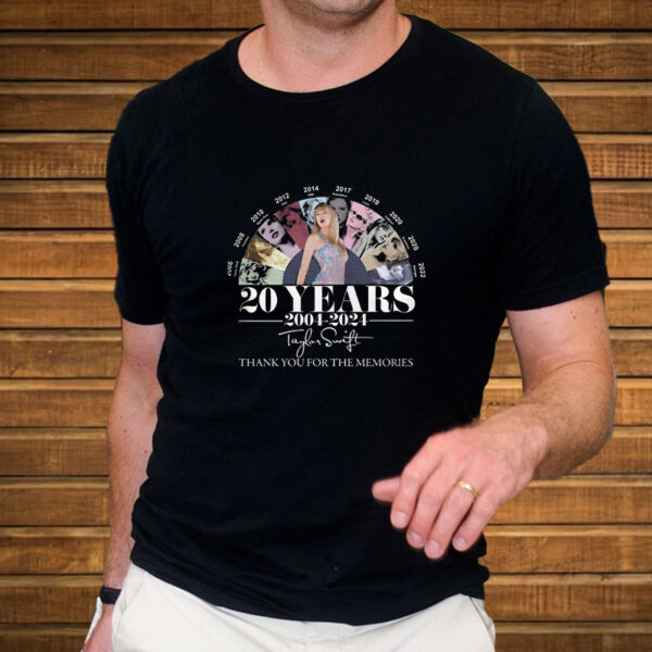 20 Years 2004 – 2024 Taylor Swift Thank You For The Memories Shirt2