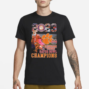 2023 Clemson Tigers Gator Bowl Champions T-Shirt