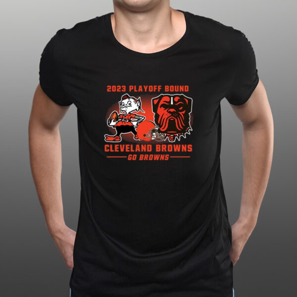 2023 Playoff Bound Cleveland Browns Go Browns T-Shirts