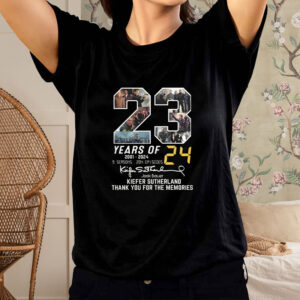 23 Years Of 2001 – 2024 Jack Bauer Kiefer Sutherland Thank You For The Memories T-Shirt2