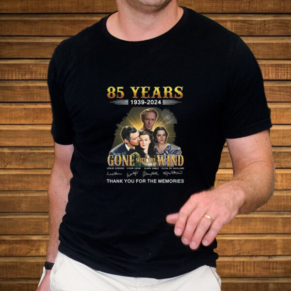 85 Years 1939 – 2024 Gone With The Wind Thank You For The Memories T-Shirt2