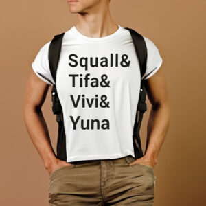 Ben Starr Squall And Tifa And Vivi And Yuna T-Shirts