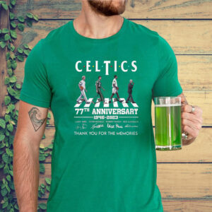 Celtics 77th Anniversary 1946 – 2023 Thank You For The Memories T-Shirt2