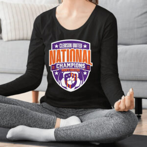 Clemson Tigers Unisex 2023 Ncaa Mens Soccer National Champions Logo Shirt1