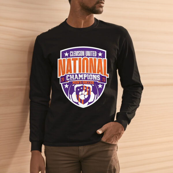 Clemson Tigers Unisex 2023 Ncaa Mens Soccer National Champions Logo Shirt3