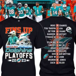 Fins Up Dolphins Playoffs 2023 Shirt