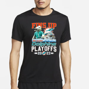 Fins Up Dolphins Playoffs 2023 T-Shirt2