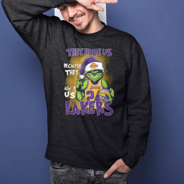 Grinch They Hate Us Because They Ain’t Us Lakers T-Shirts