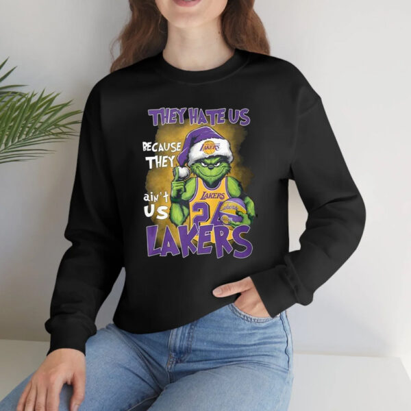 Grinch They Hate Us Because They Ain’t Us Lakers T-Shirtt