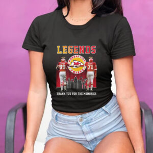 Legends Kansas City Chiefs Taylor And Budde Thank You For The Memories T-Shirt1