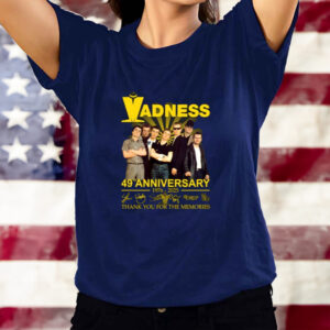 Madness 49th Anniversary 1976 – 2025 Thank You For The Memories T-Shirt