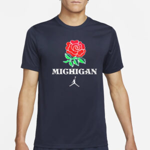 Michigan Rose 1998 Rose Bowl throwback T-Shirt2