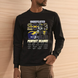 Michigan Wolverines Undefeated 2023 Perfect Season Go Blue Shirt