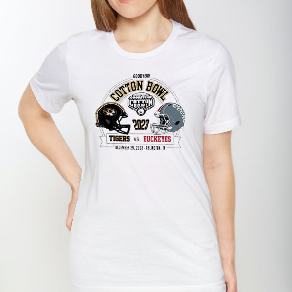 Mizzou Tigers vs Ohio State Buckeyes Goodyear Cotton Bowl Dec 29 2023 TShirt