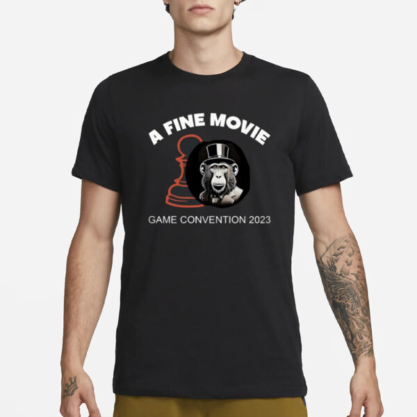 Monkey A Fine Movie Game Convention 2023 T-Shirt