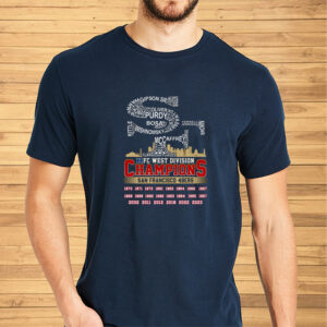 NFC West Division Champions San Francisco 49ers T-Shirt2