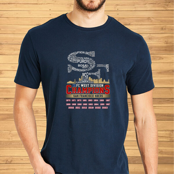 NFC West Division Champions San Francisco 49ers T-Shirt2