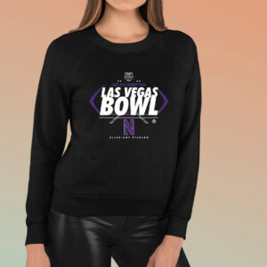 Northwestern Wildcats Srs Distribution Las Vegas Bowl Allegiant Stadium 2023 TShirt