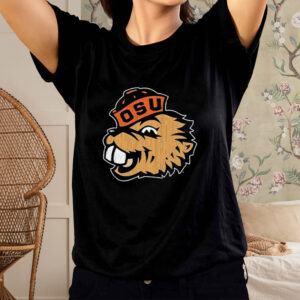 Official Oregon State Beavers Comfort Wash Vintage Logo Shirt2