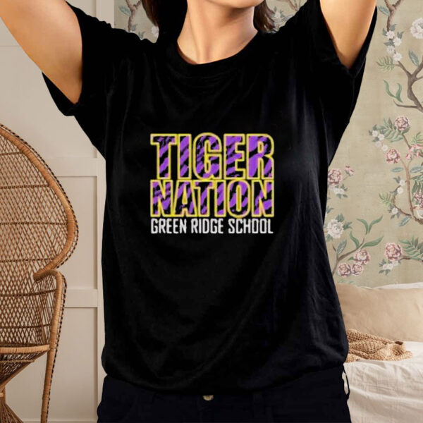 Official Tiger Nation Green Ridge School T-shirt1