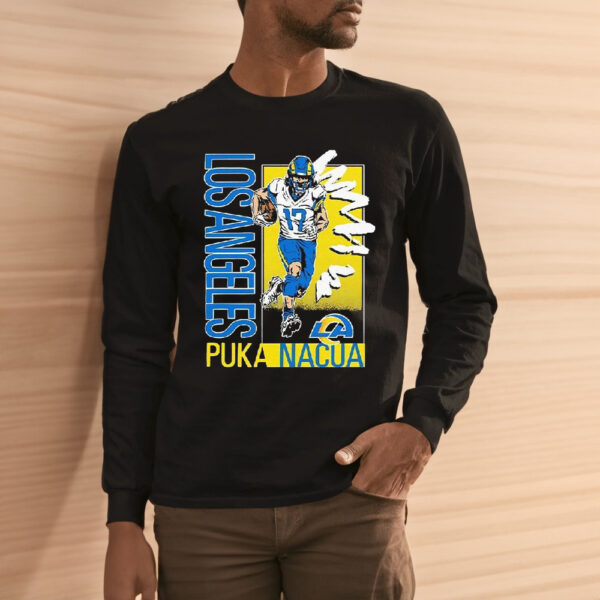 Puka Nacua Los Angeles Rams Caricature Player Shirt