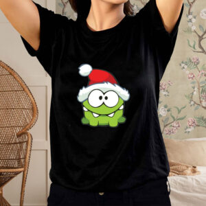 Shirt Om Nom Santa-Unisex T-Shirt1