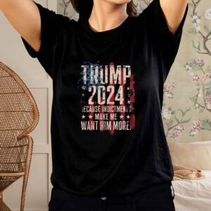 TRUMP 2024 INDICTMENT FLAG TEE SHIRT1