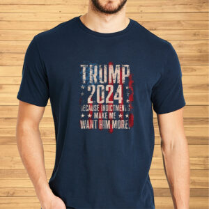 TRUMP 2024 INDICTMENT FLAG TEE SHIRT2