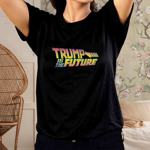 TRUMP IS THE FUTURE NAVY TEE SHIRT1