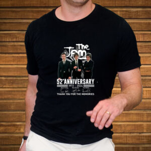 The Jam 52nd Anniversary 1972 – 2024 Thank You For The Memories T-Shirt2