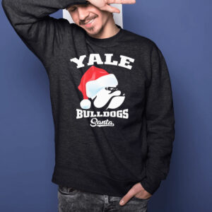 Yale Bulldogs Football Santa Hat Christmas T-Shirts