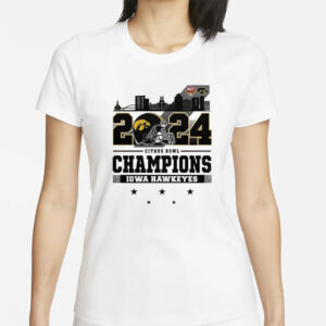 Iowa Hawkeyes 2024 Citrus Bowl Champions T-Shirt