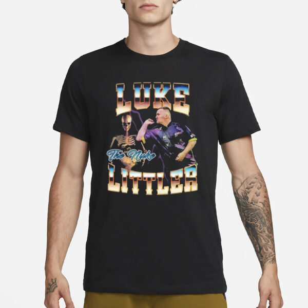 Luke Littler Darts T- Shirt Pdc World Championship The Nuke3