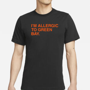 Sean Abram I’m Allergic To Green Bay T-Shirts