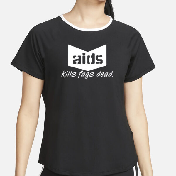 Sebastian Bach Aids Kills Fags Dead Limited T-Shirt2