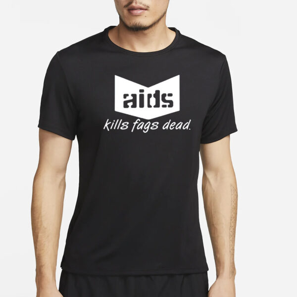 Sebastian Bach Aids Kills Fags Dead Limited T-Shirt4