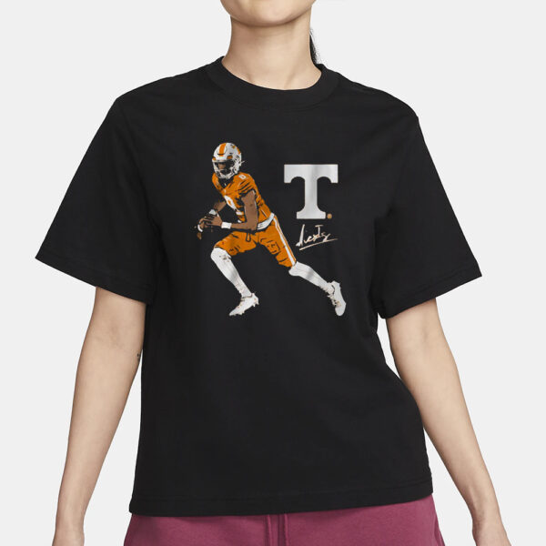 Tennessee Football Nico Iamaleava Superstar Pose T-Shirt1